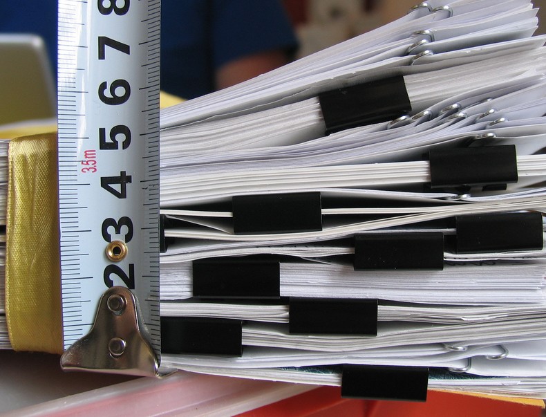 "this paperwork is big. 1.93kg" by Ashley Fisher
