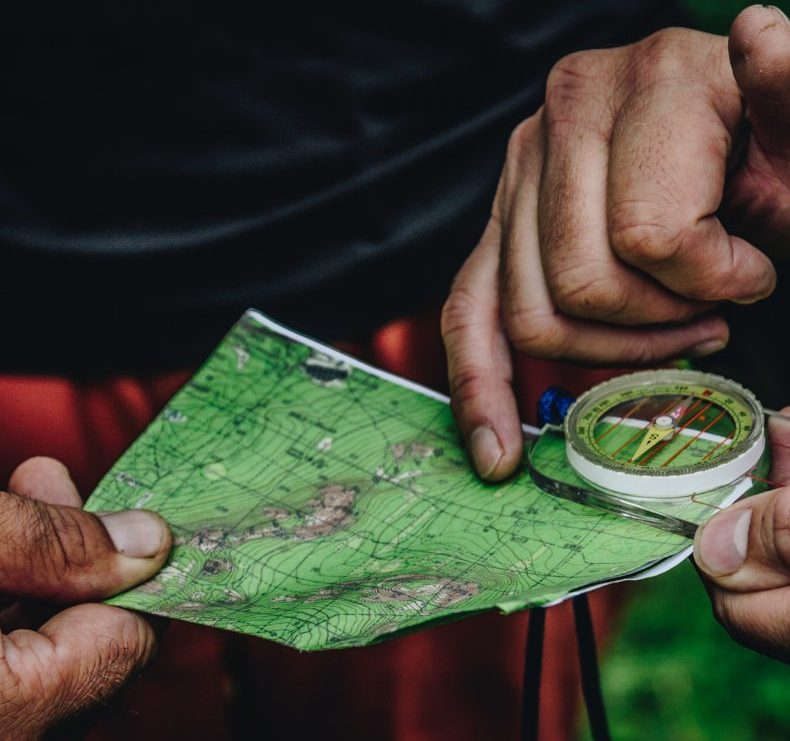 map and compass