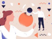 two people working together on complex tasks